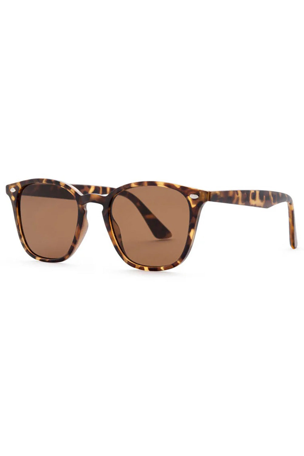 Product shot of The Chelsea Square Sunglasses in colour Tortoise, detail