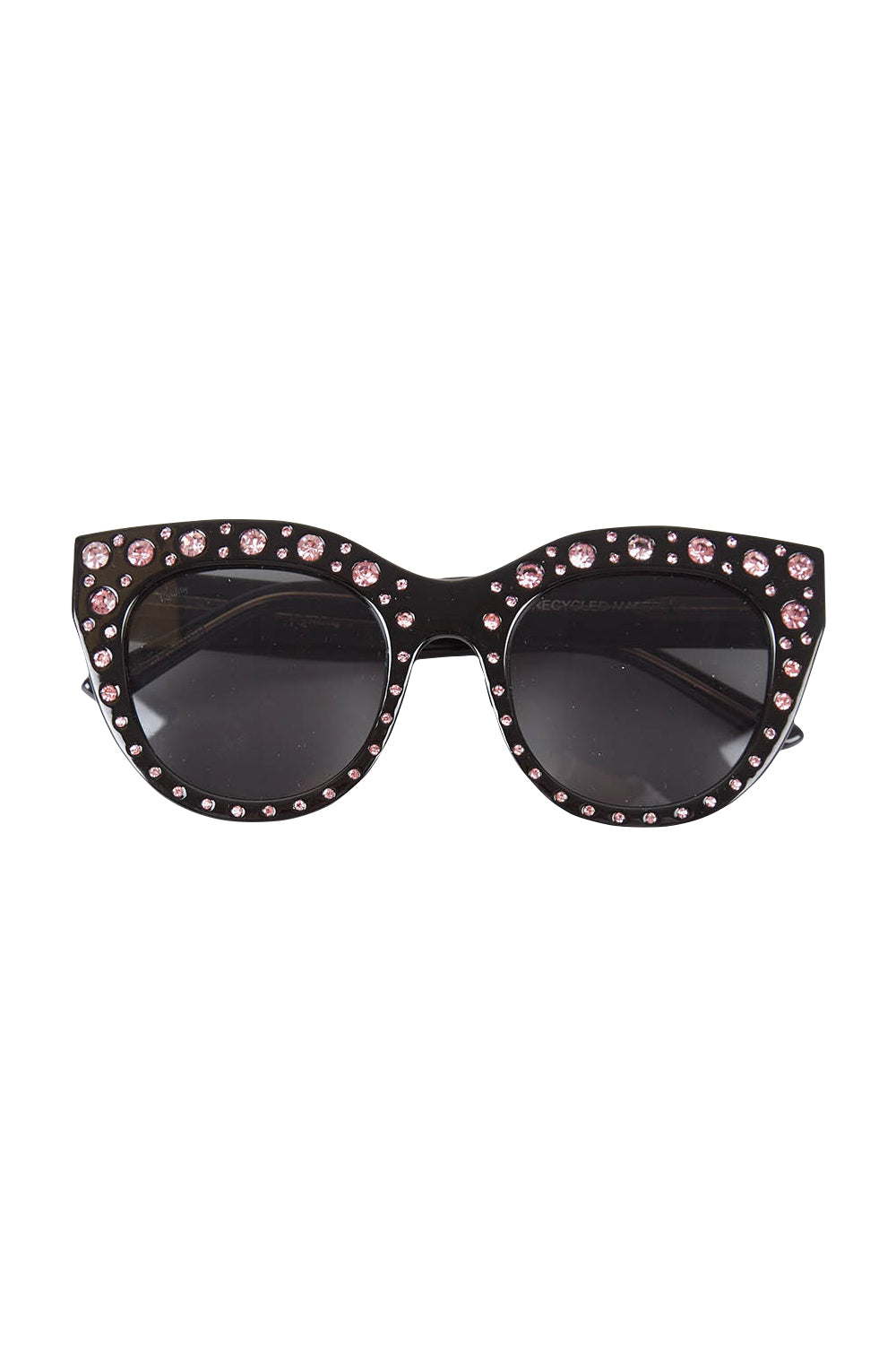 Product shot of The Forever Classic Sunglasses in colour Pinkdiam (Black), from the front