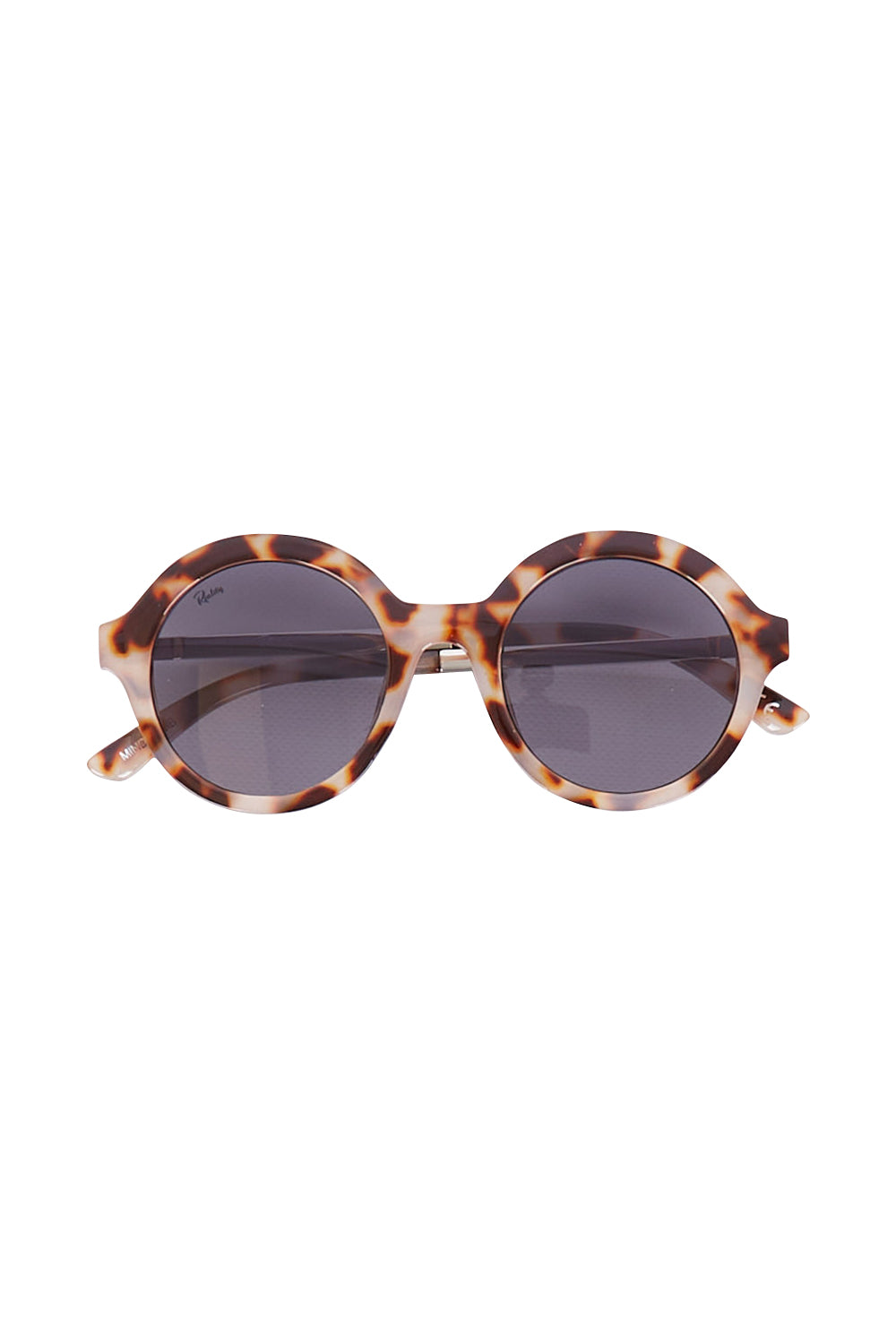 Product shot of the Mind Bomb Sunglasses in colour Greyturt (Grey), from the front