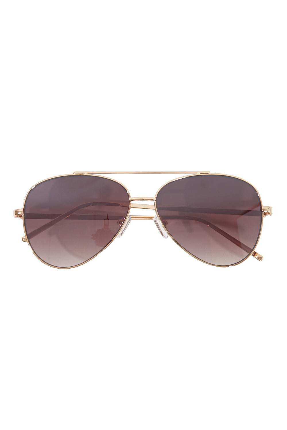 Product shot of the Mr Chips Sunglasses in colour RoseGold (Metallics), from the front