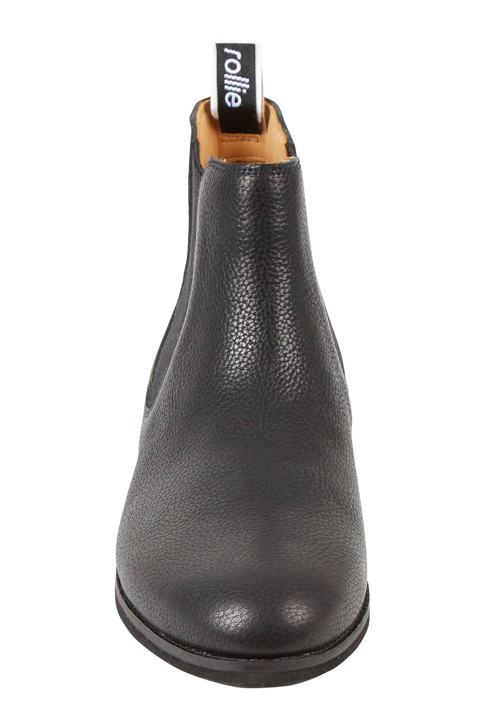 Product shot of the Chelsea Boot in colour Blktumble (Black), detail