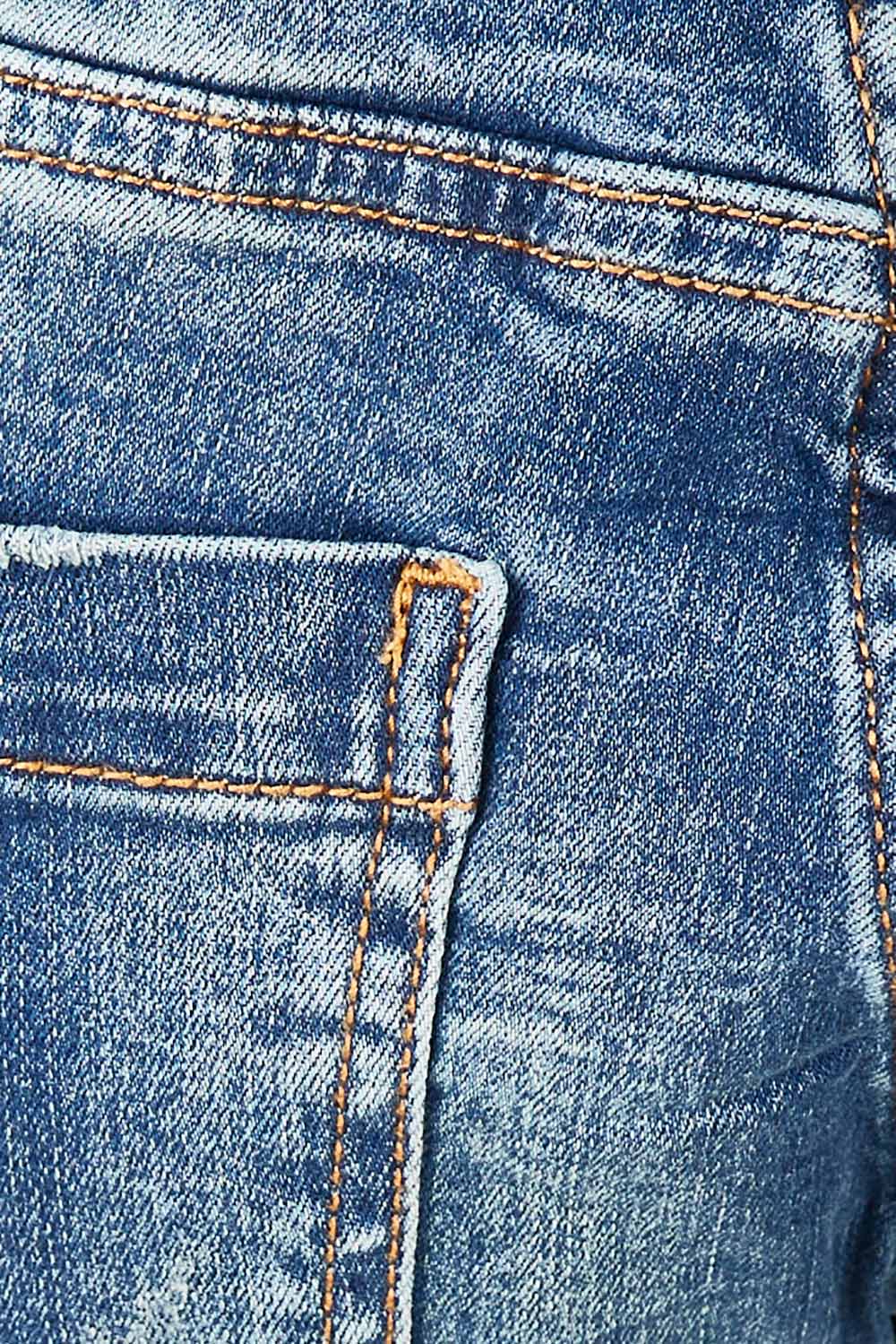 Product shot of the Baxter Boyfriend Jean in colour Indigofade (Blue), detail