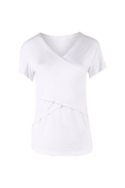 Product shot of the Embrace Tee in colour White (White), from the front