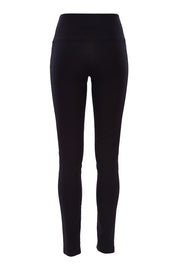 Product shot of the Suzie Maternity Super Straight Pant in colour Black (Black), from the back