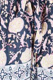 Product shot of the Alilia Jacket – Navy in colour Navy, showing detail