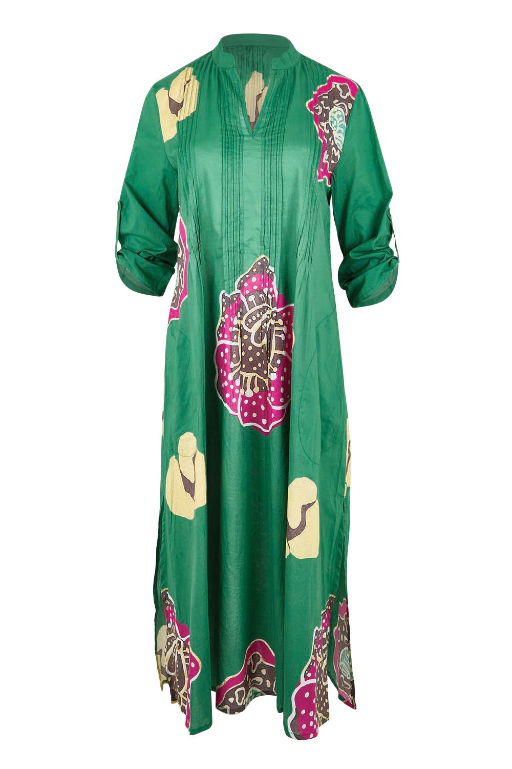 Product shot of the Batik Maxi Dress – Print in colour Print, showing detail