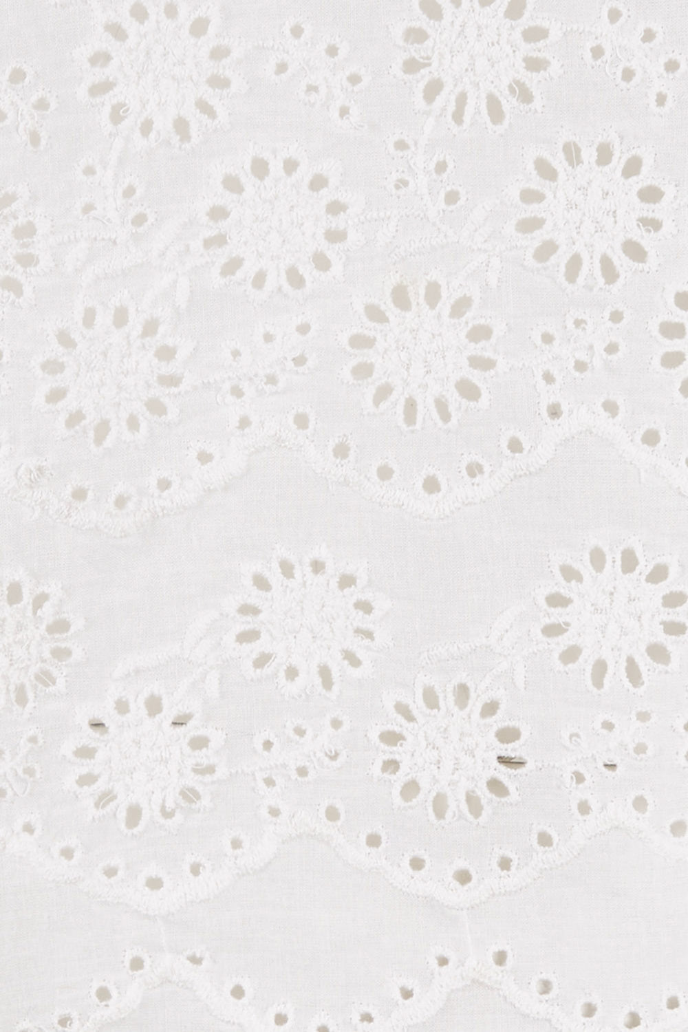 Product shot of the Bronte Top in colour White (White), detail