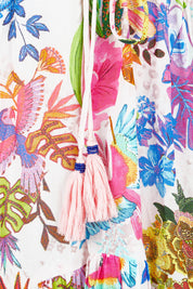 Product shot of the Caatinga Dress in colour Pink (Pink), detail