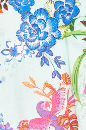 Product shot of the Caatinga Top in colour Mint (Green), detail