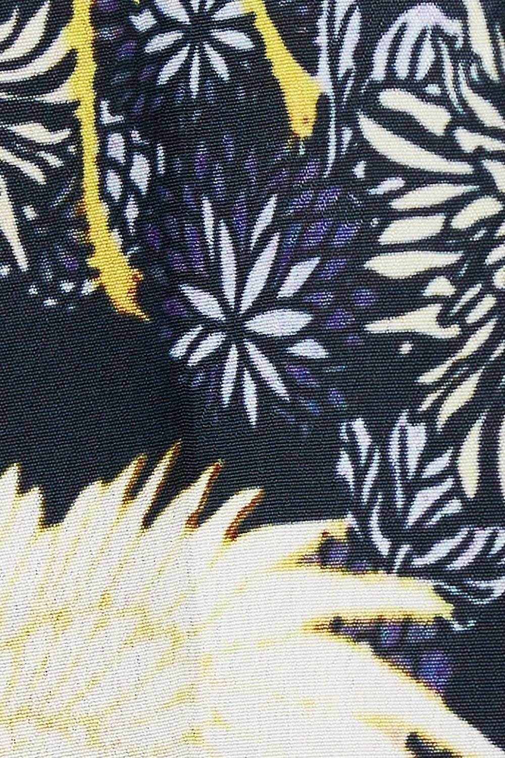 Product shot of the Carlotta Jacket in colour Navy (Blue), detail