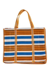 Product shot of the Corfu Bag in colour Orange, from the back