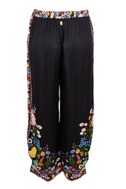 Product shot of the Delicia Pant – Black in colour Black, from the back
