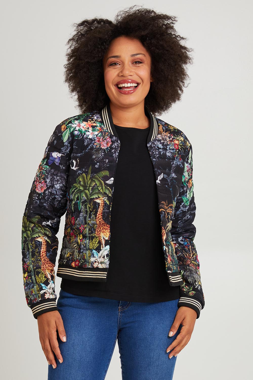 Rubyyaya Women's Jungle Jacket Black in Rub Black – birdsnest