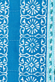 Product shot of the Kiana Jacket in colour Blue (Blue), detail