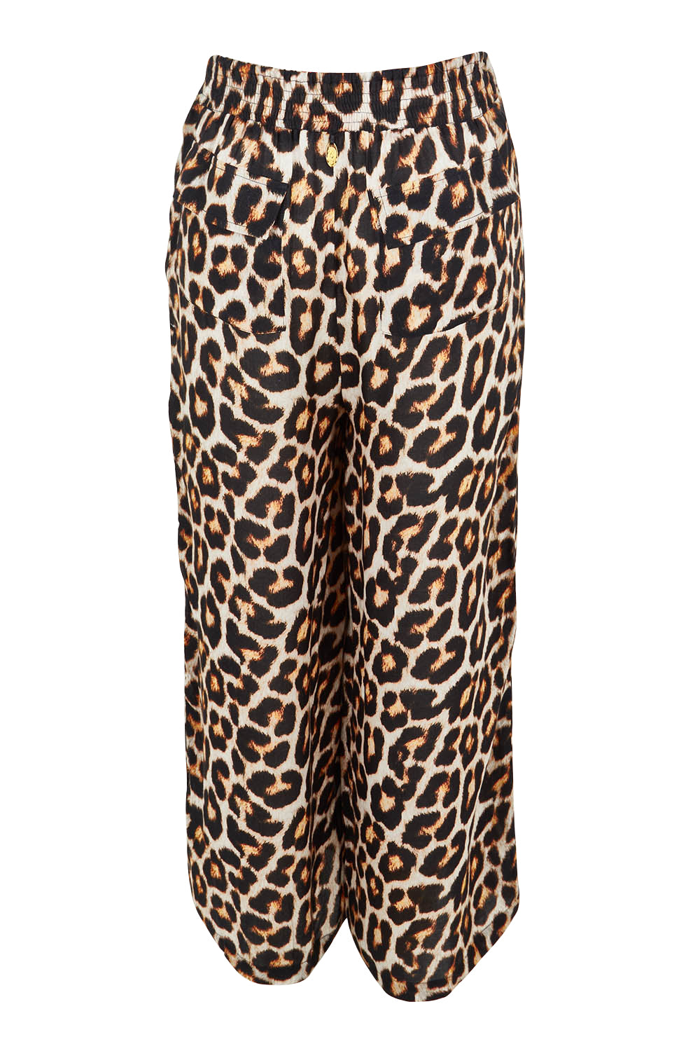 Product shot of the Londolozi Pant in colour Leopard, from the back