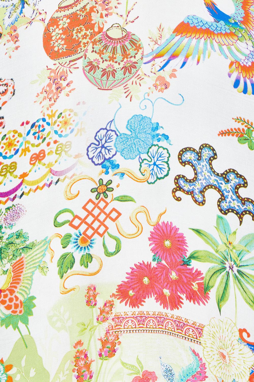 Product shot of the Mataram Bolero in colour Navy, detail