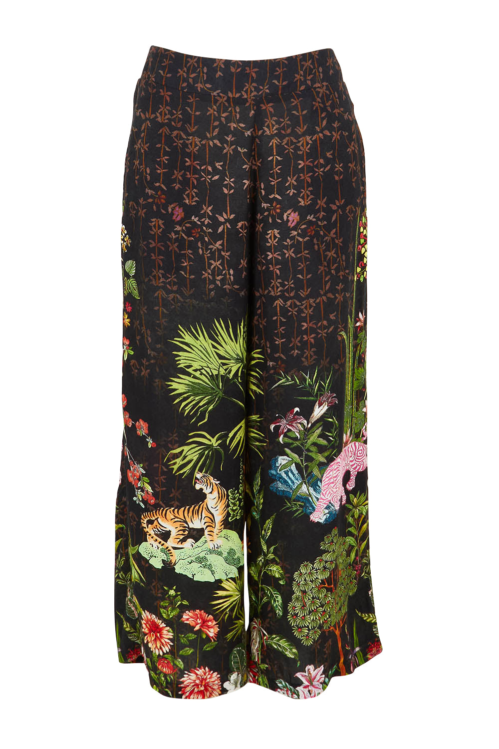 Product shot of the Nouveau Pant in colour Black (Black), from the front