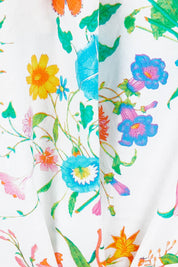 Product shot of the Olivet Dress in colour White (White), detail