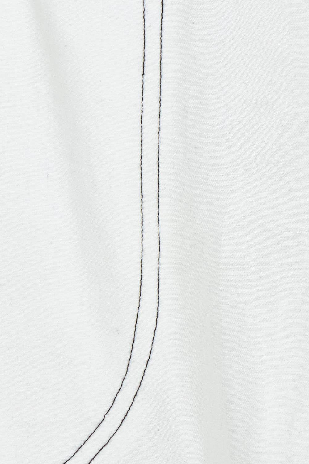 Product shot of the Pula Pant in colour White (White), detail