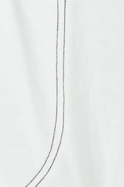 Product shot of the Pula Pant in colour White (White), detail