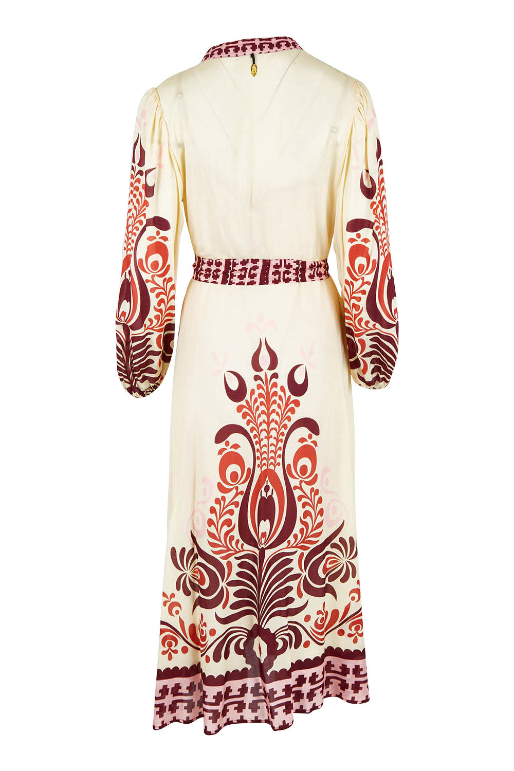 Product shot of the Zeezee Dress in colour Cream, from the back