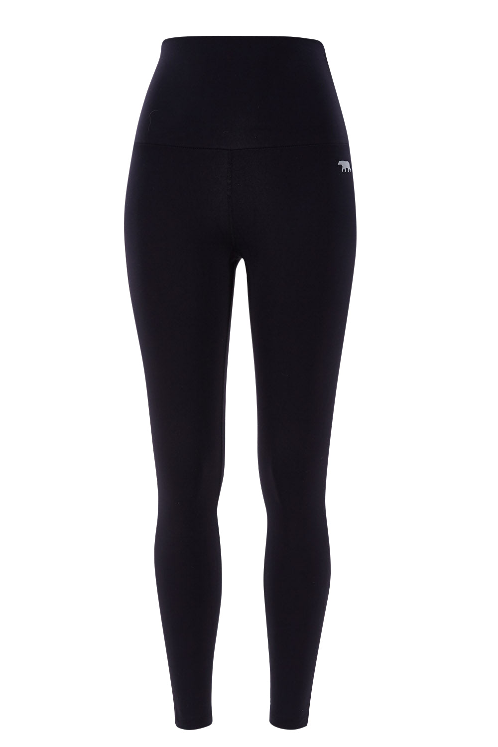 Product shot of the Abtastic Studio Full Length Tight in colour Black (Black), from the front