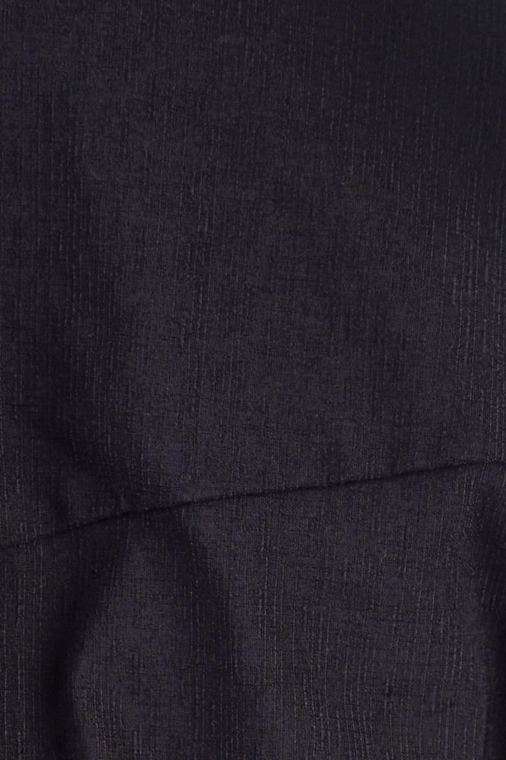 Product shot of the Front Zip Peplum Jacket in colour Black (Black), detail