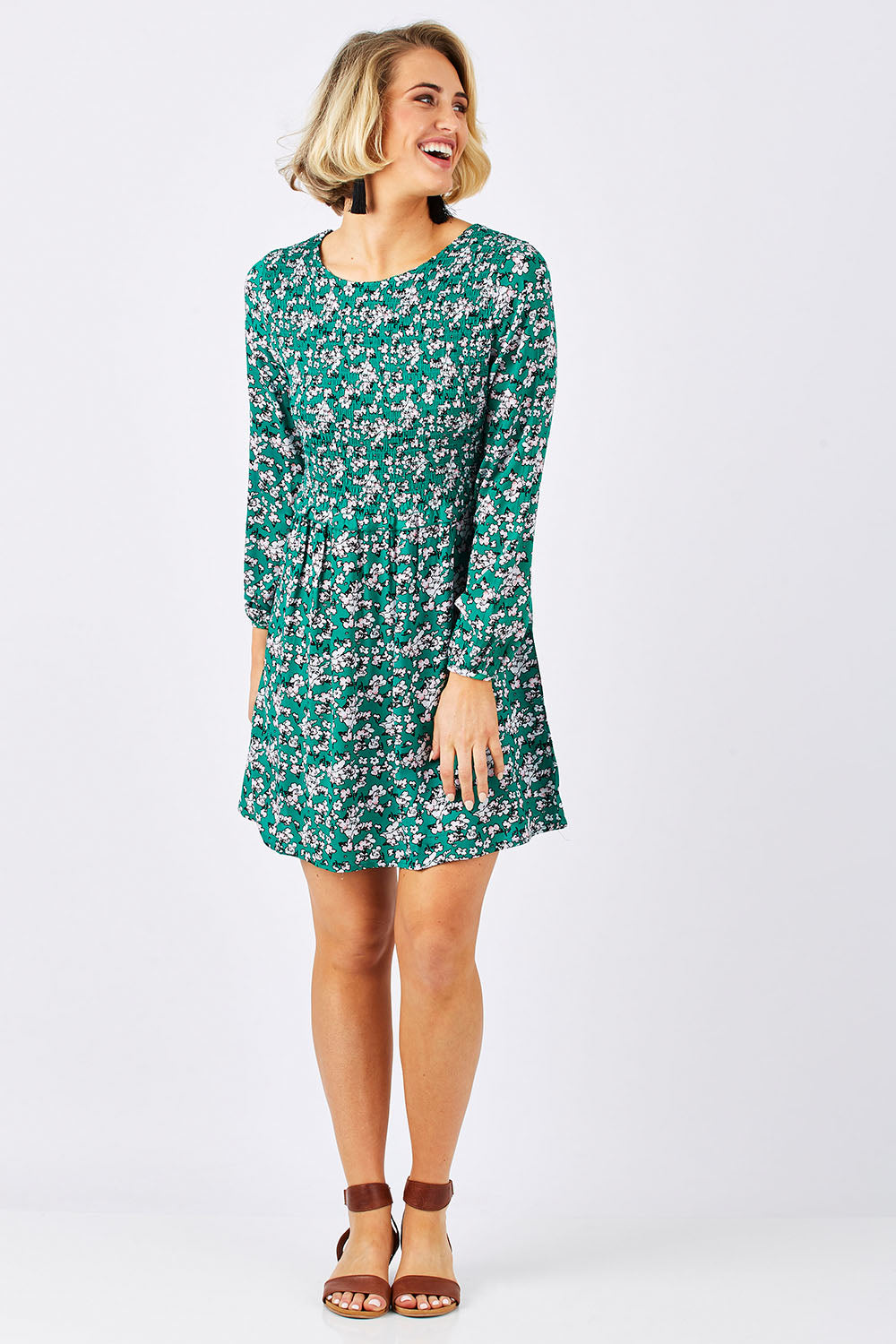 Preloved Liberty Shirred Dress - LibertyPri