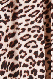 Product shot of the Camilla Dress in colour Animal (Black), detail