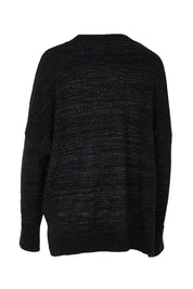 Product shot of the Kirsha Jumper in colour Black (Black), from the back