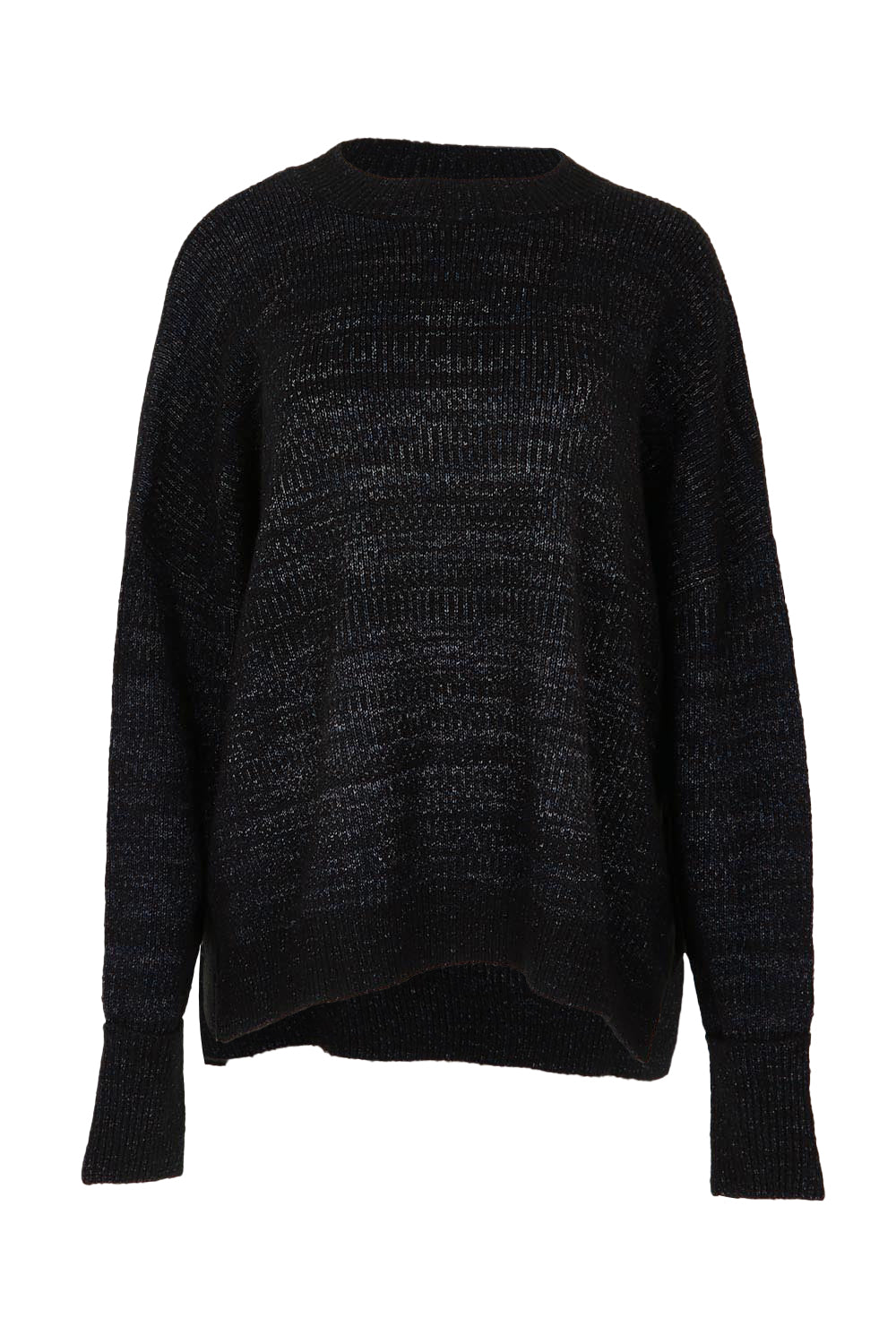 Product shot of the Kirsha Jumper in colour Black (Black), from the front