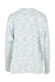 Product shot of the Kirsha Jumper in colour Bluemarle (Blue), from the back