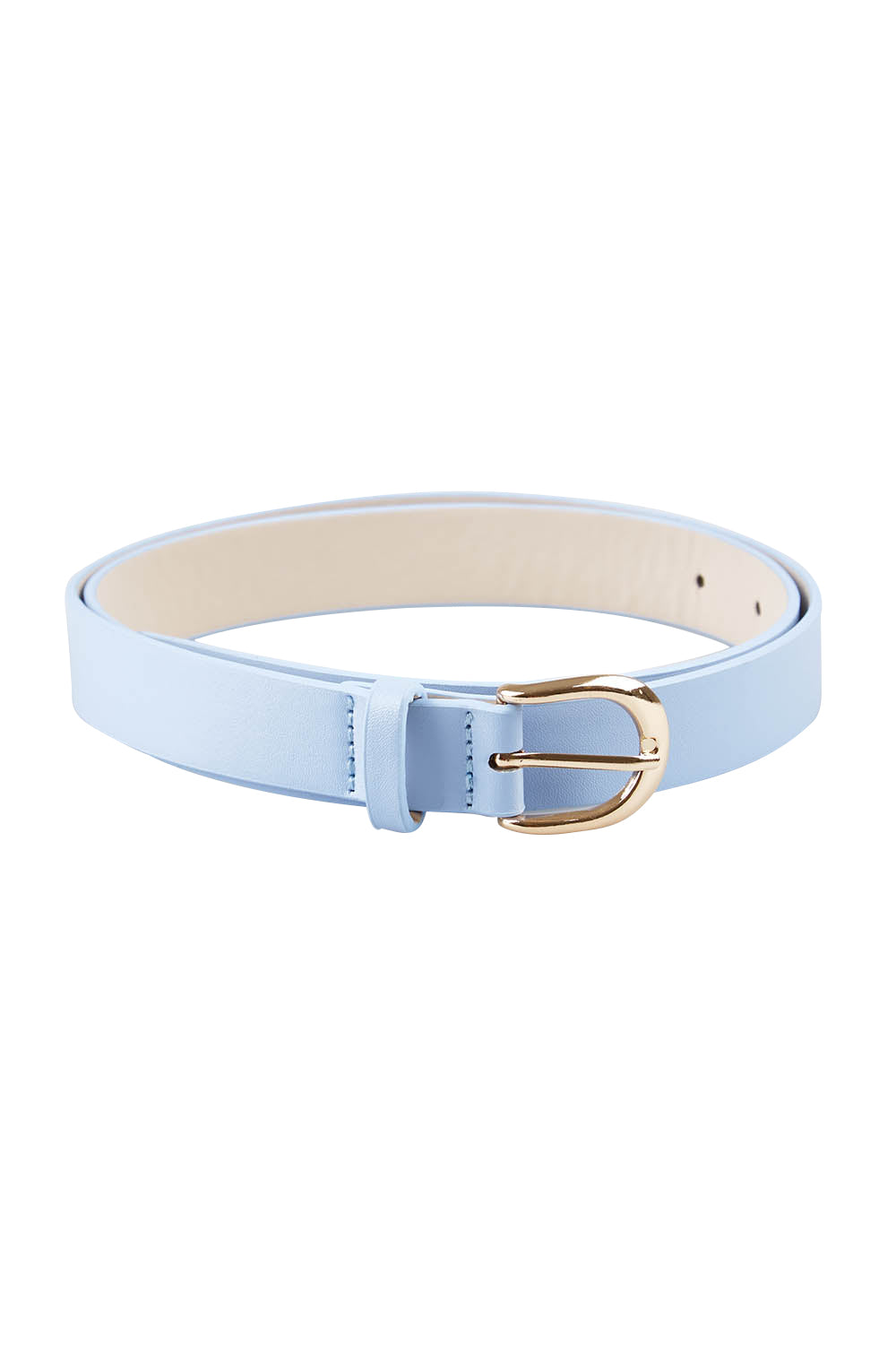 Product shot of the Seema Belt 3 Pack in colour Blushblue (Pink), from the front