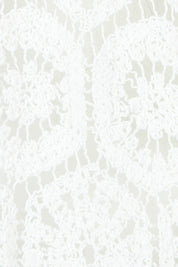 Product shot of the Clover Lace Cotton Shirt in colour White (White), detail