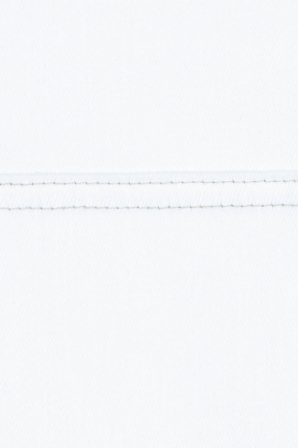 Product shot of the Wyatt Short Sleeve Denim Shirt in colour White (White), detail