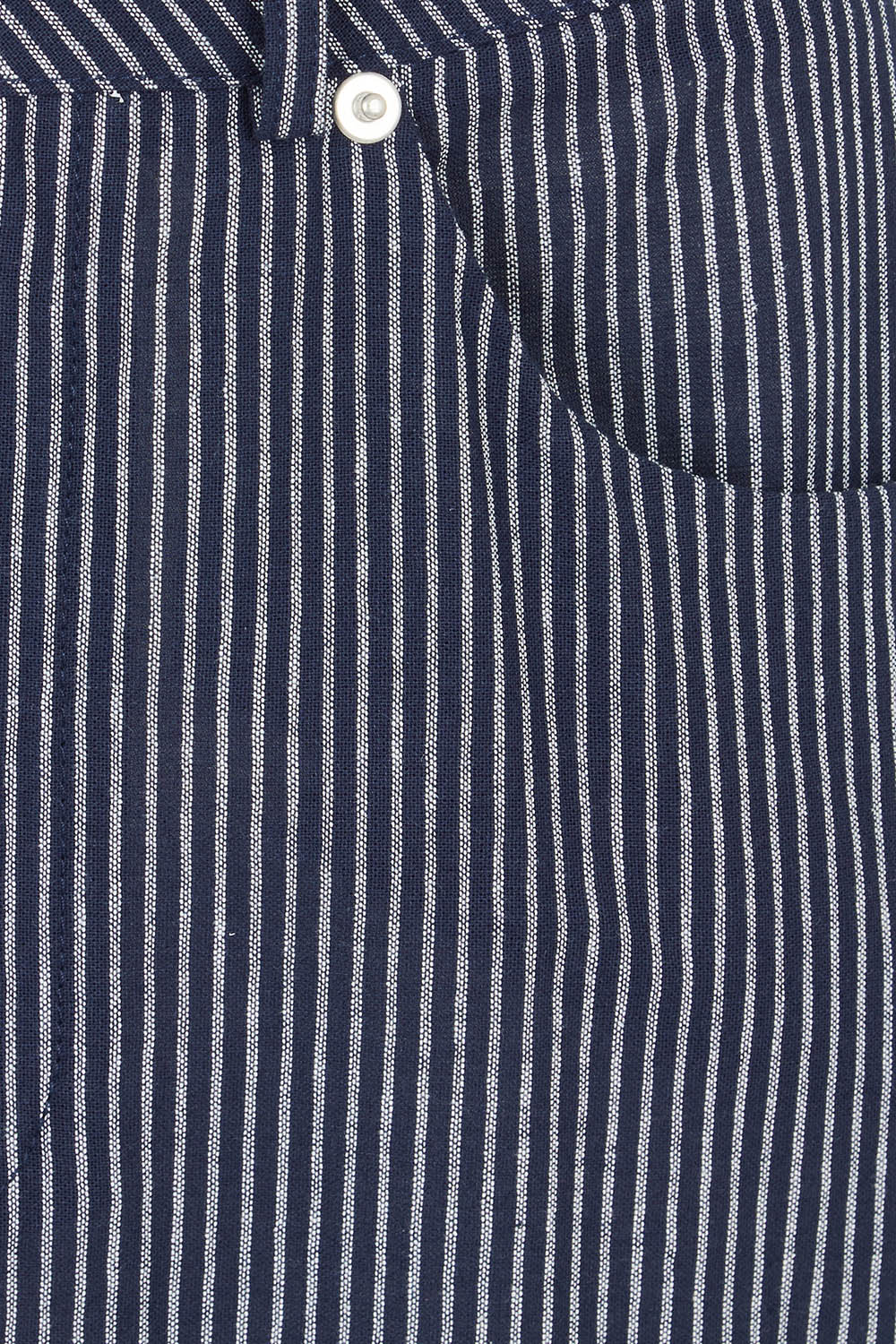 Product shot of the Liberty Cotton Maxi Skirt in colour Navy (Blue), detail