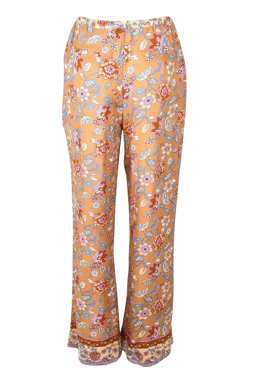 Product shot of the Margie Pant in colour Paisley, from the back