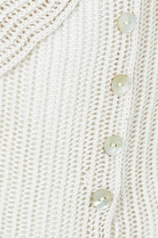 Product shot of the Xander Cardi in colour Bone, detail
