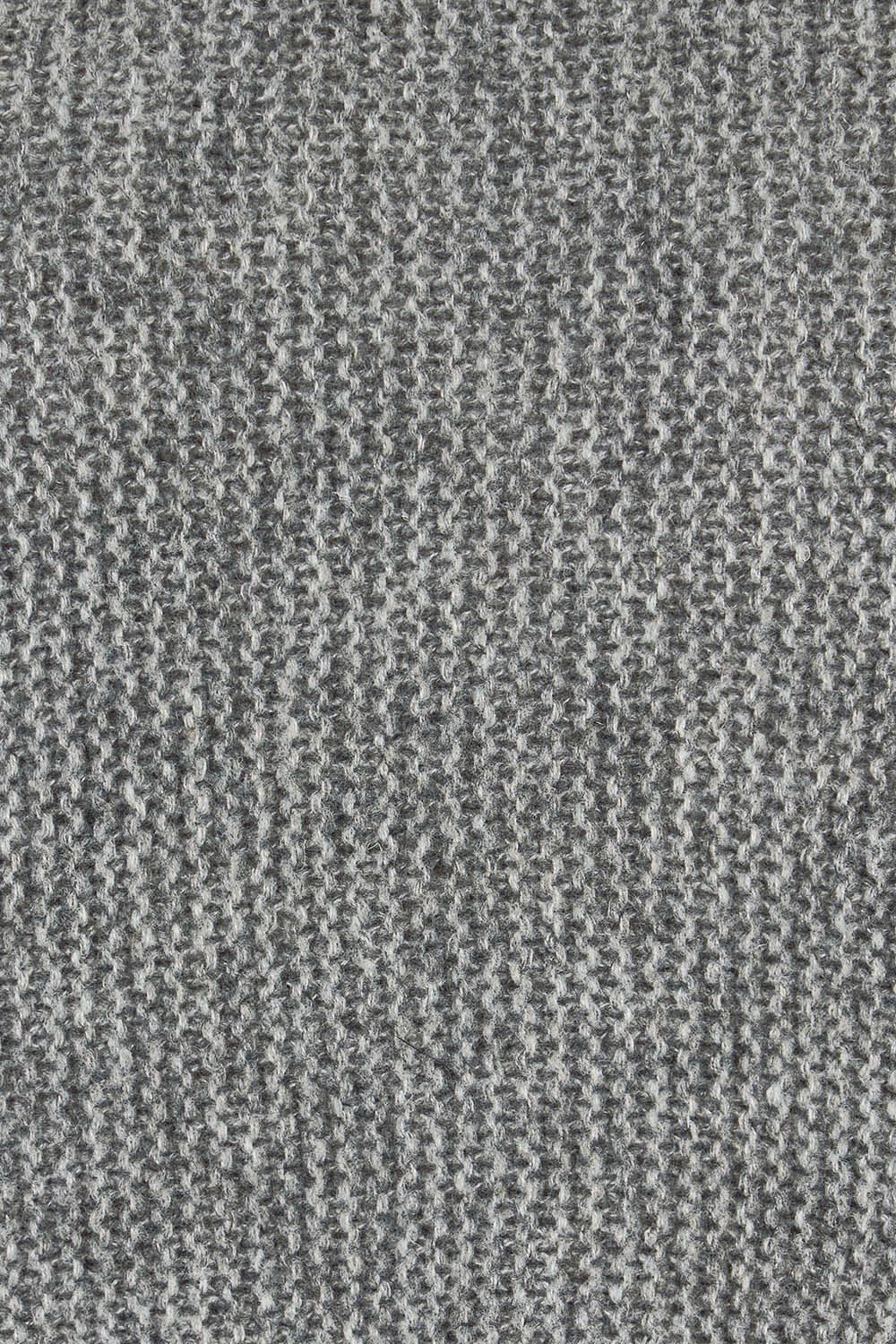 Product shot of the Concord Cotton Blend Knit in colour Greymarle (Grey), detail