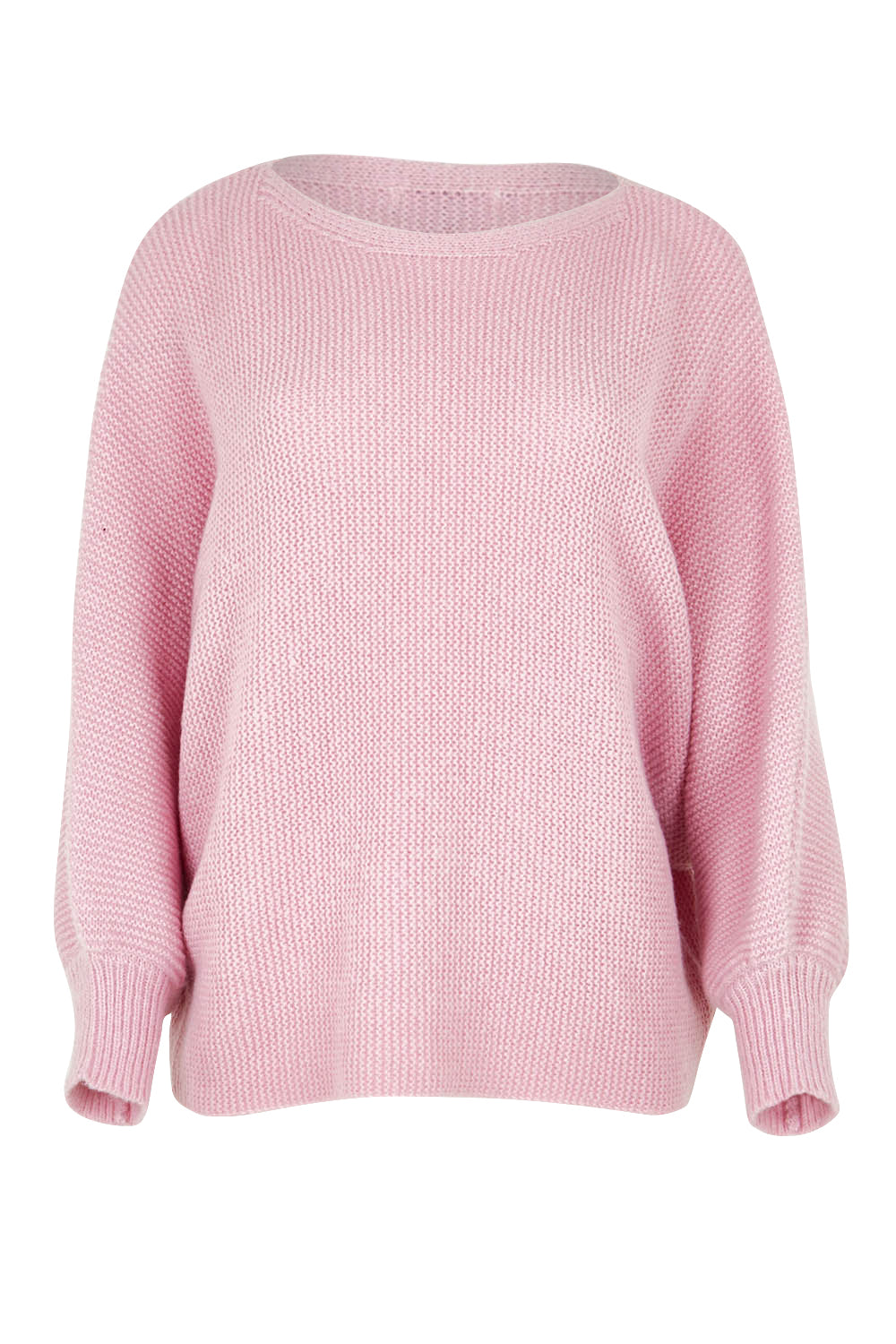 Product shot of the Concord Cotton Blend Knit in colour Pink (Pink), from the front