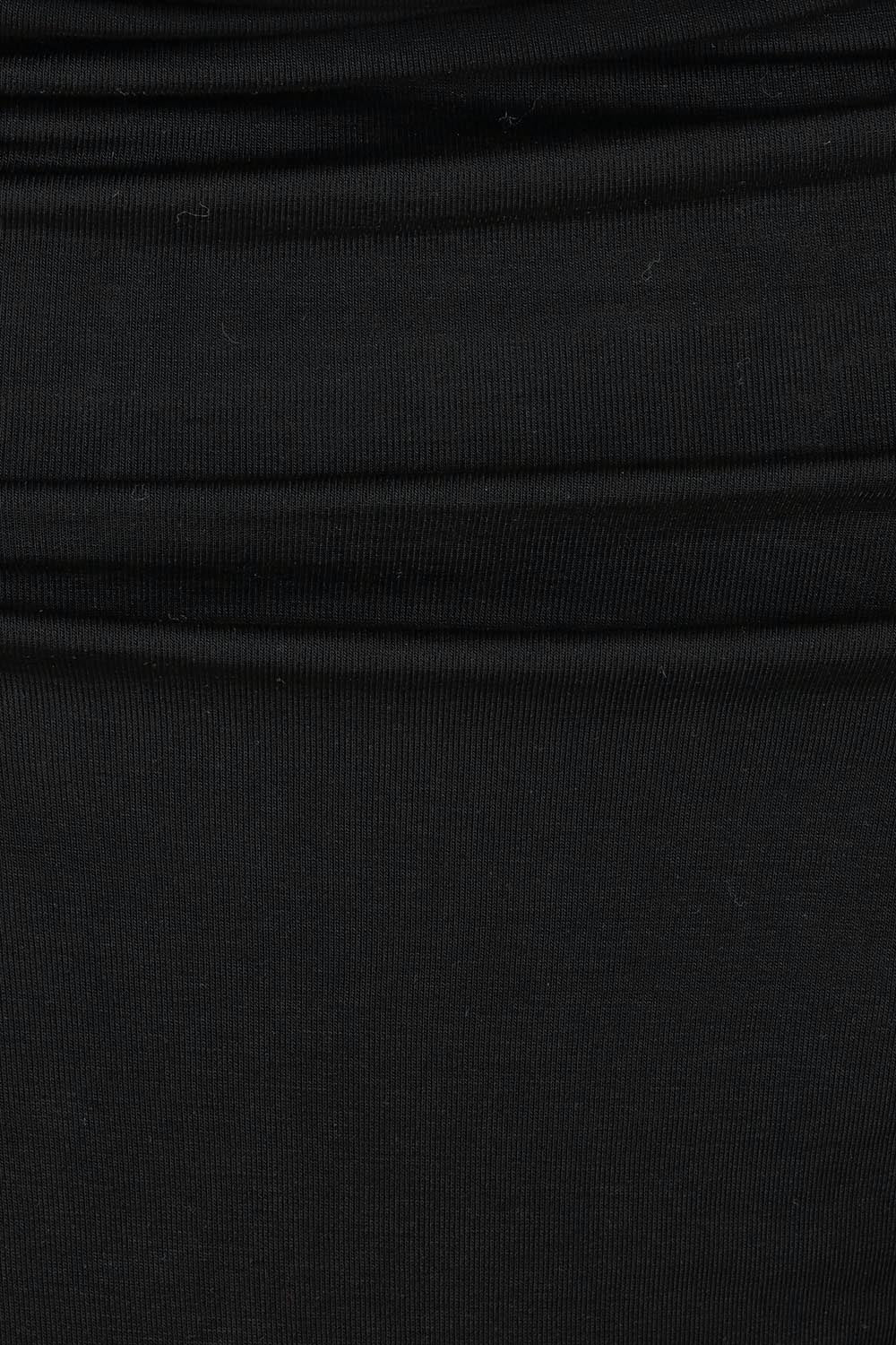 Product shot of the Caprice Top in colour Black (Black), detail