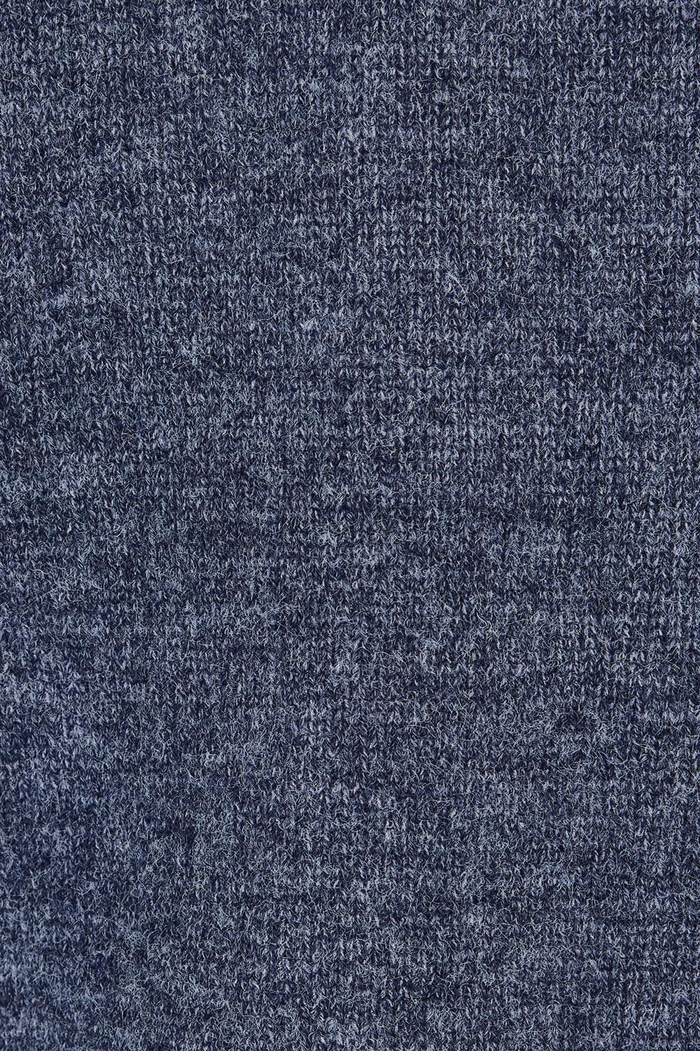 Product shot of the Greta Cardi in colour Navymarle (Blue), detail
