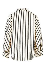 Product shot of the Rohan Cotton Top in colour Stripe, from the back