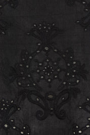 Product shot of the Ani Cotton Cami in colour Black (Black), detail