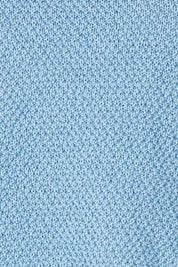 Product shot of the Jaci Cotton Blend Knit Top in colour Blue (Blue), detail