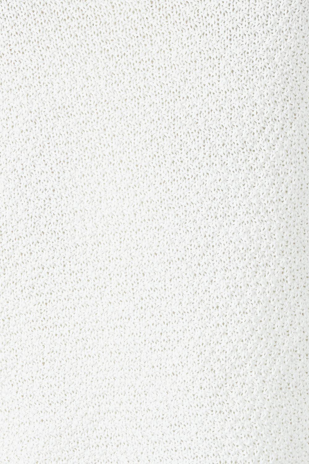 Product shot of the Jaci Cotton Blend Knit Top in colour White (White), detail