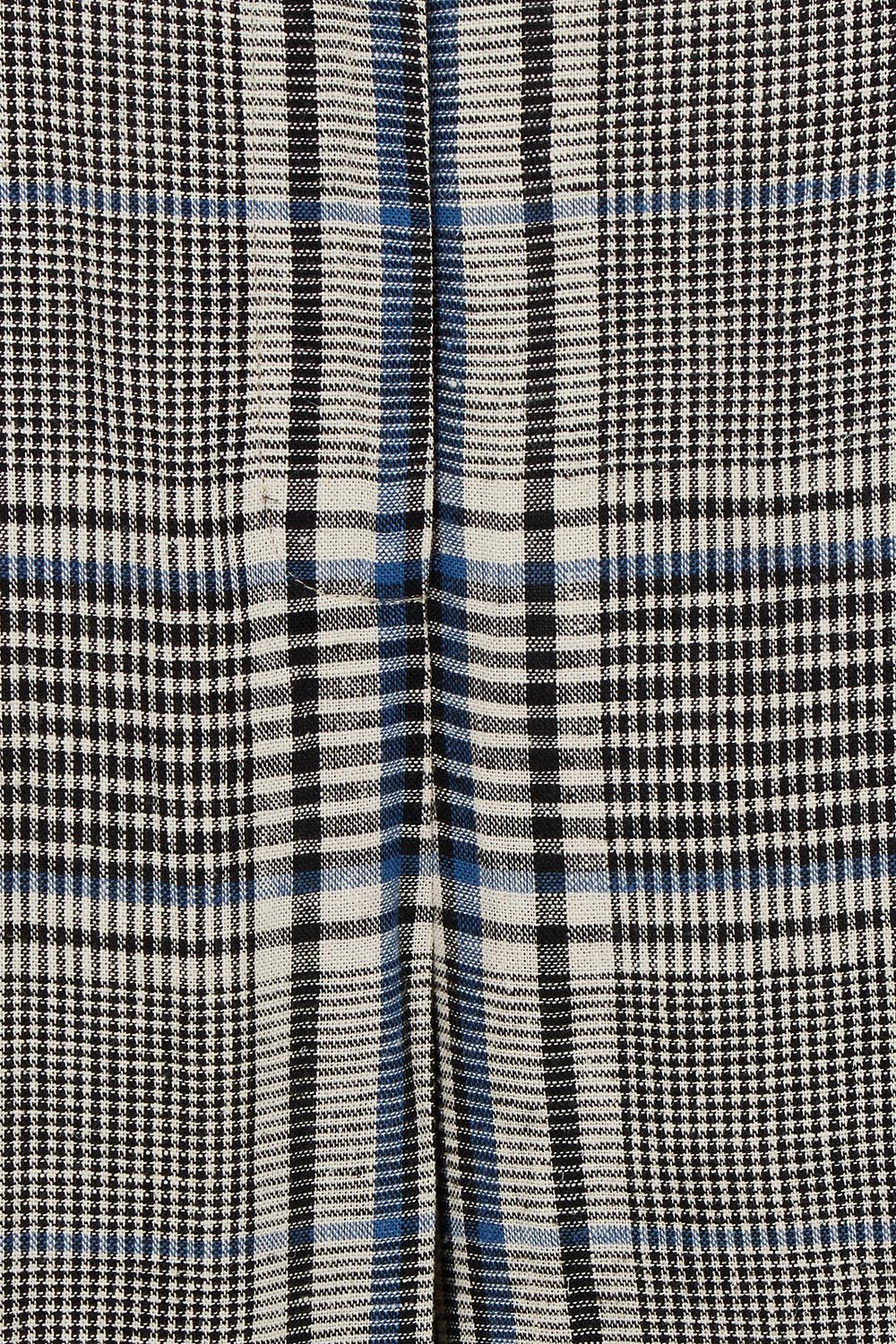 Product shot of the Blakely Pant in colour Check (Grey), detail