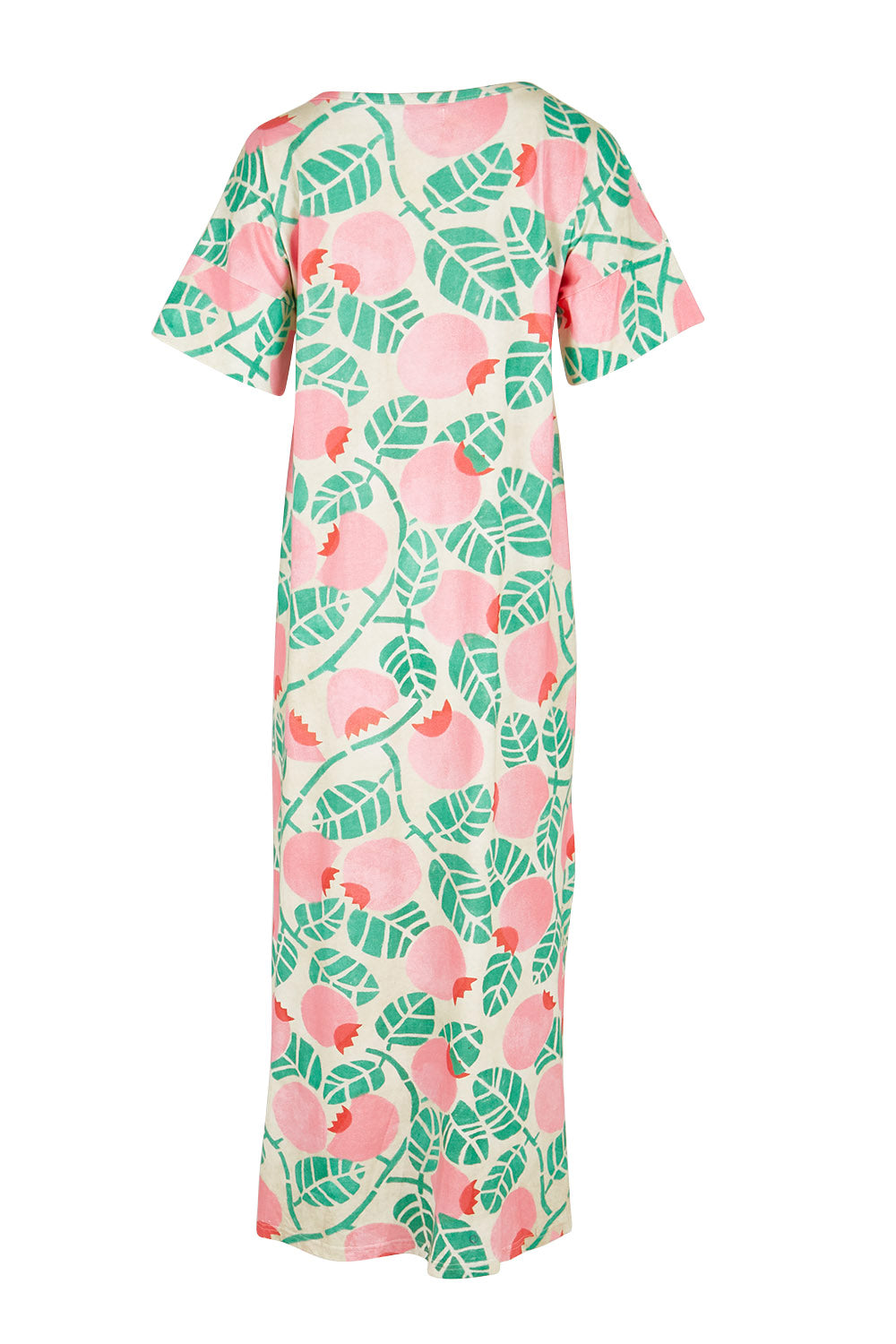 Product shot of the Helg Tee Dress in colour Crelingon, from the back