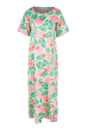 Product shot of the Helg Tee Dress in colour Crelingon, from the front