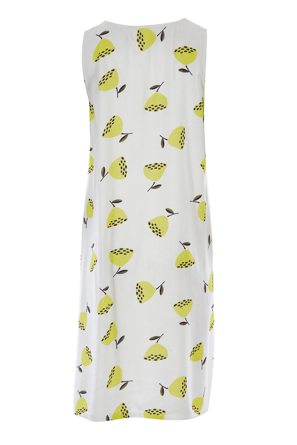Product shot of the Bestyr Dress in colour Flwrpods, from the back